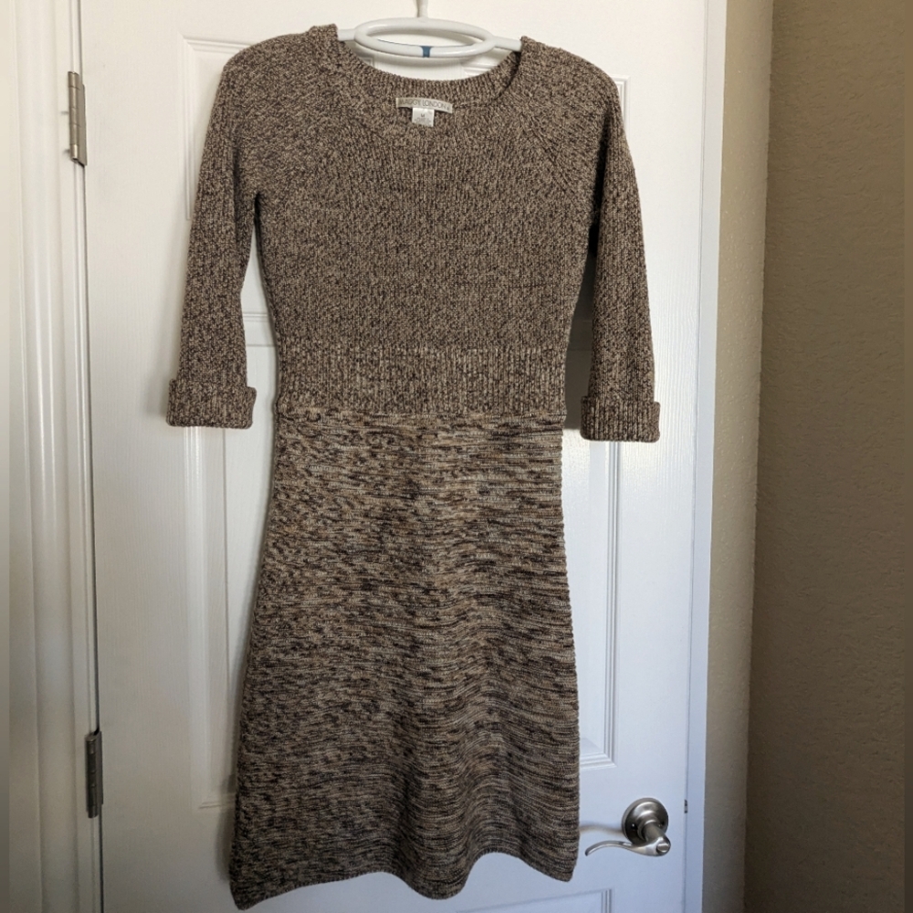 Merino wool blend sweater dress